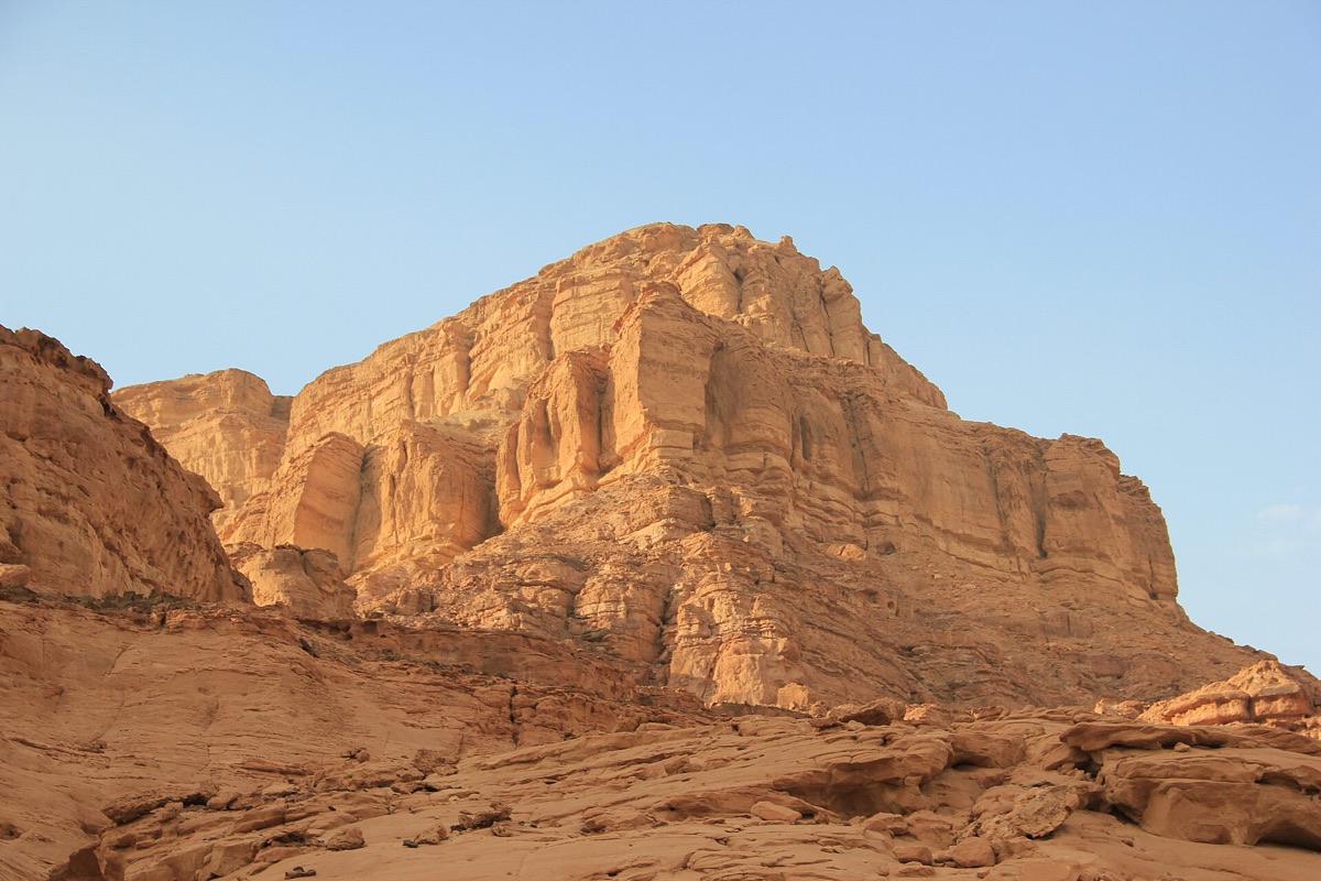 The red cliffs of Timna